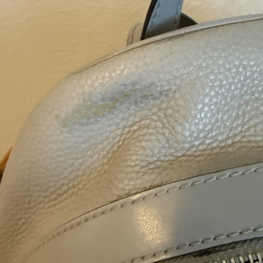 Michael Kors Rhea Medium Studded Grey Leather Backpack - Picture 8 of 14